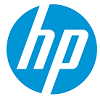 An HP logo.